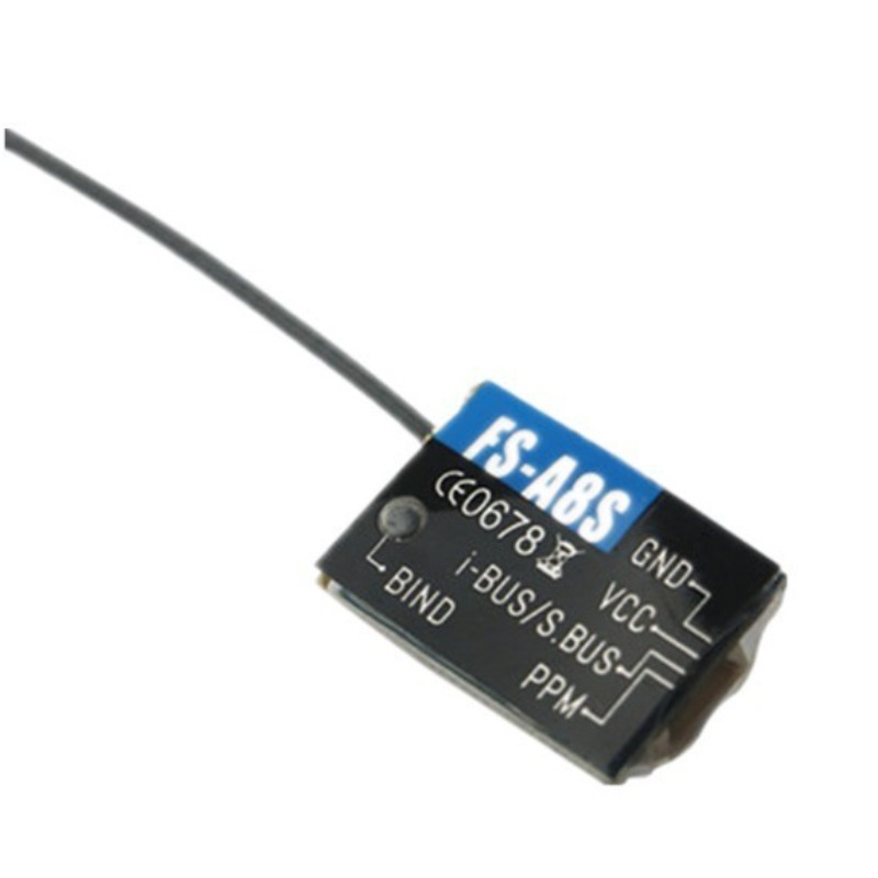 FS-A8S 2.4G 8CH Mini RC Receiv - Drone Racing Receiver ulasan dan harga